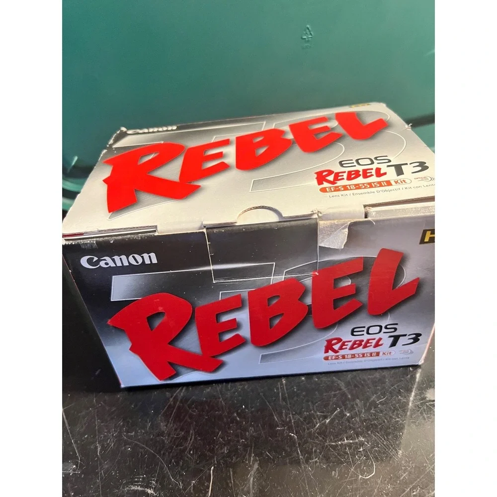 Canon EOS Rebel G Body 18-55mm IS II Kit Digital SLR Camera W/Box UNTESTED